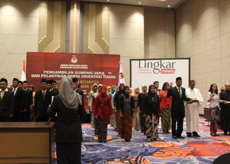 60 Anggota PPK Dilantik Pj Bupati Kulon Progo Jaga Integritas