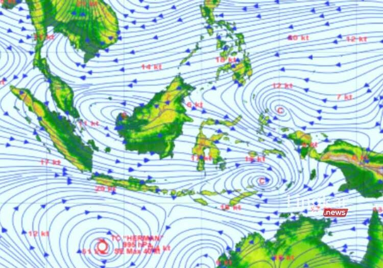 Warga DIY Diimbau Waspada Cuaca Ekstrem Dampak Siklon Herman