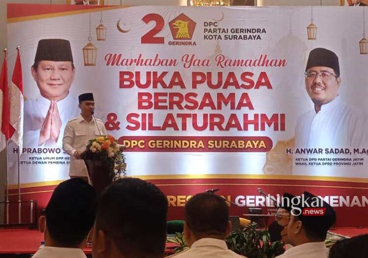 Pemilu 2024 Gerindra Surabaya Targetkan 10 Kursi DPRD