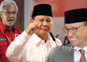 Survei LSI Elektabilitas Prabowo Duduki Posisi Puncak Ungguli Ganjar dan Anies