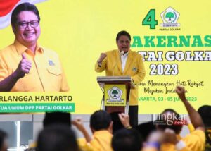 Hasil Rakernas Golkar Salah Satunya Keputusan Capres Ada di Tangan Airlangga