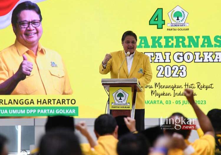 Hasil Rakernas Golkar Salah Satunya Keputusan Capres Ada di Tangan Airlangga