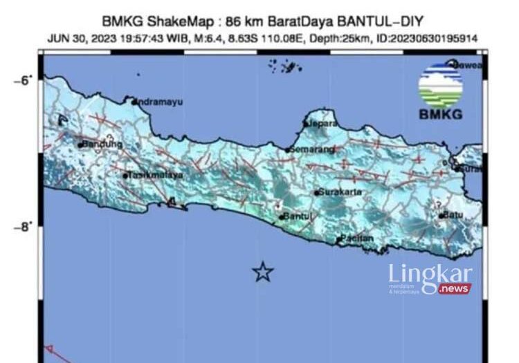 BNPB Catat 1 Warga Meninggal Dunia Akibat Gempa Bantul Yogyakarta