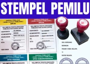 stempel surat suara dijual online