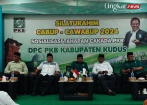 acara silaturahmi bakal calon bupati dan calon wakil bupati Kudus 2024 di Kantor DPC PKB Kudus