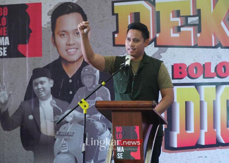 Dapat Dukungan Relawan Gibran Dico Ganinduto Optimistis Bisa Pimpin Kota Semarang