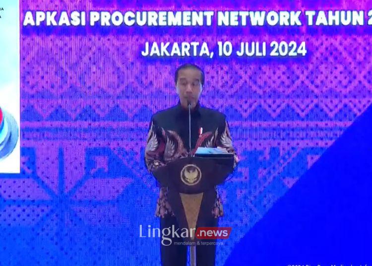 Miris Presiden Jokowi Ungkap Penggunaan Produk Dalam Negeri Hanya 41 Persen