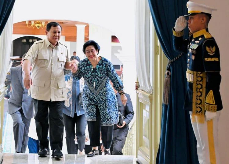 presiden-prabowo-bertemu-megawati-di-istana-merdeka
