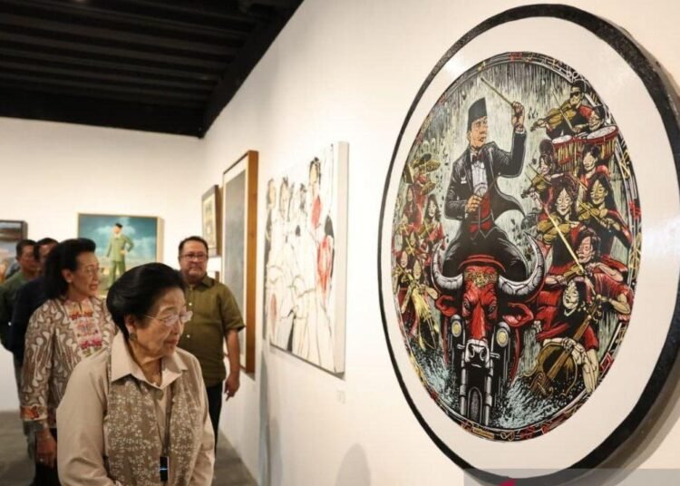 Megawati-buka-pameranMata-Hati-Soekarno-di-Yogyakarta-750x536-1
